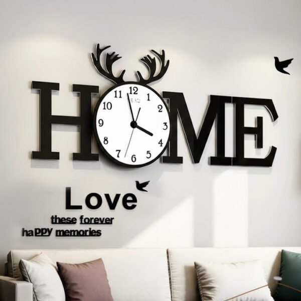 Premium Home Clock with White Dial